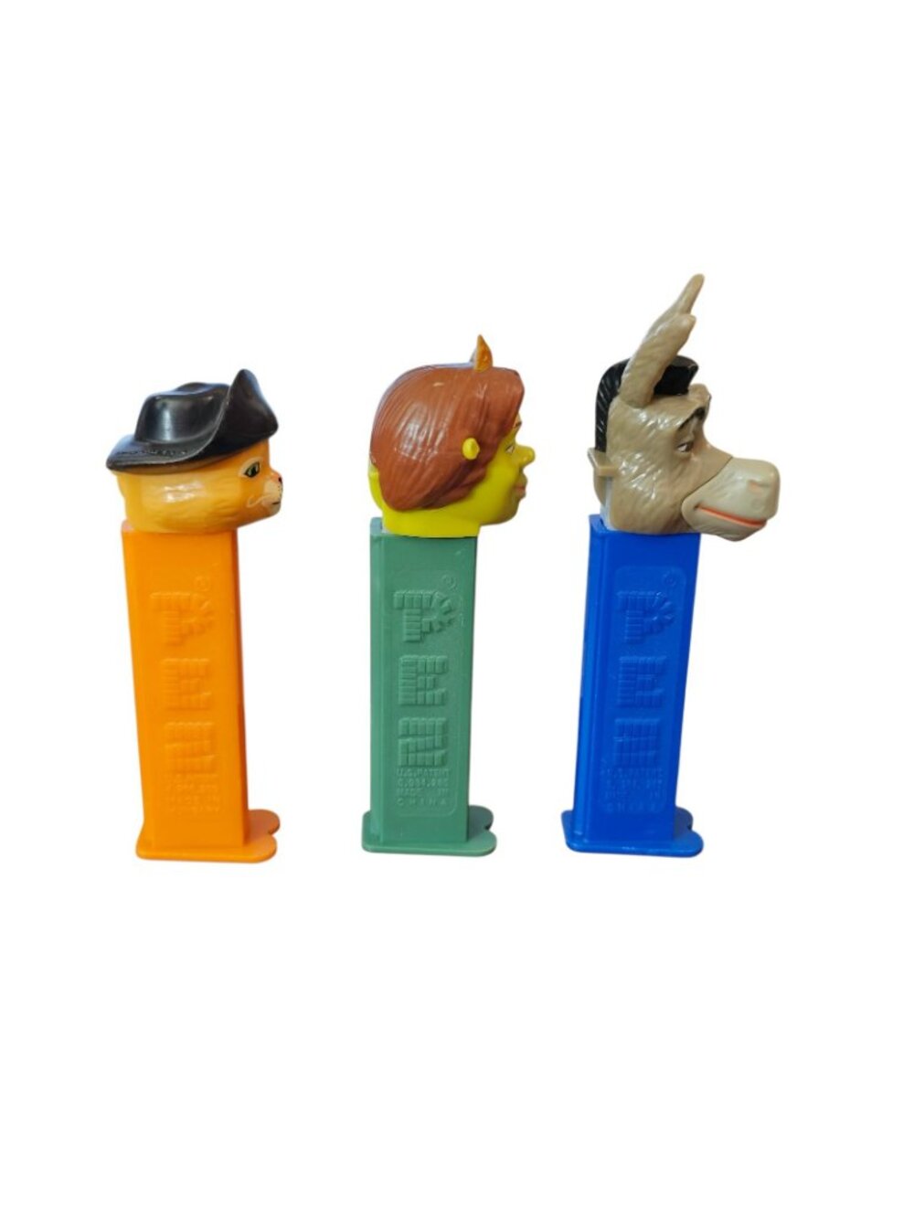 Lot of 3 DreamWorks Shrek Pez Dispensers Puss In Boots, Fiona, & Donkey - Picture 3 of 7
